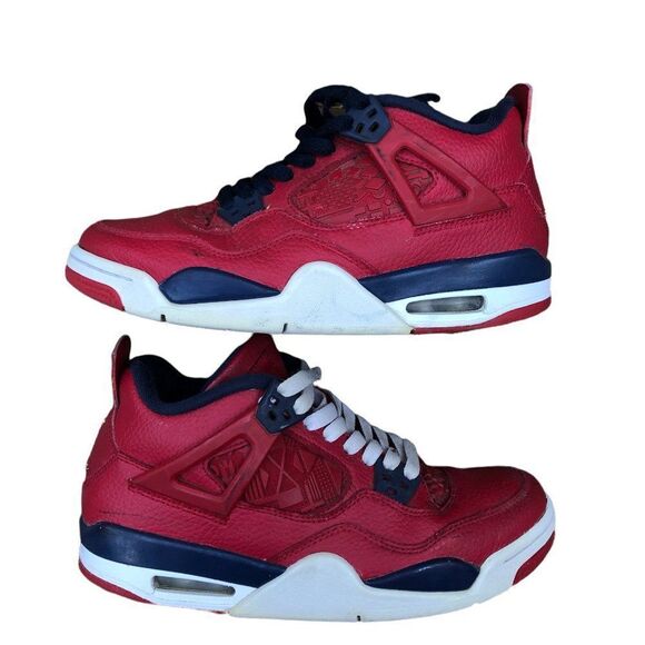 RARE 2019 Air Jordan 4 Retro GS 'FIBA' Size 7.5 - Picture 5 of 16